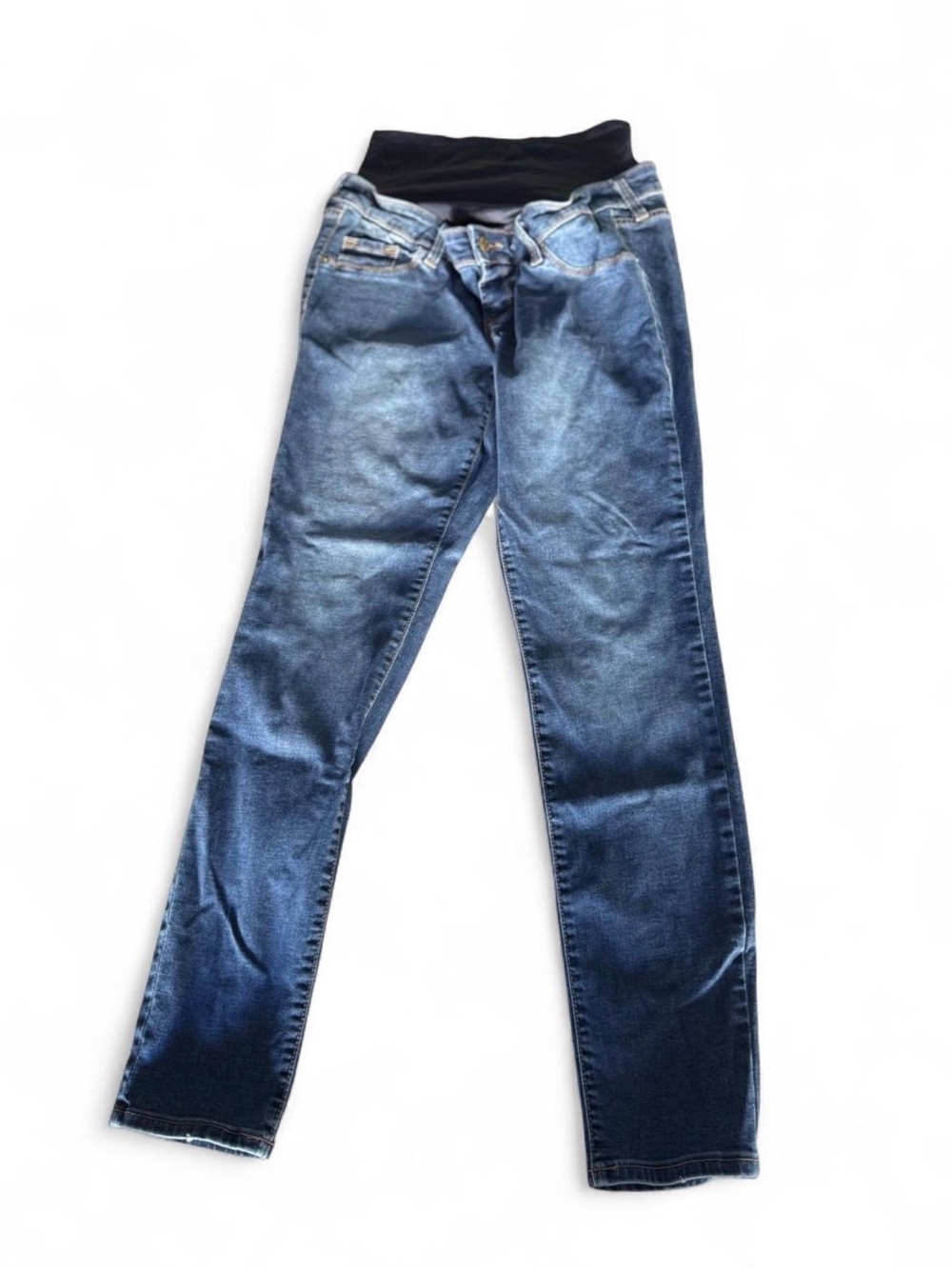 Old Navy Women's Skinny Maternity Jeans in Blue Wash